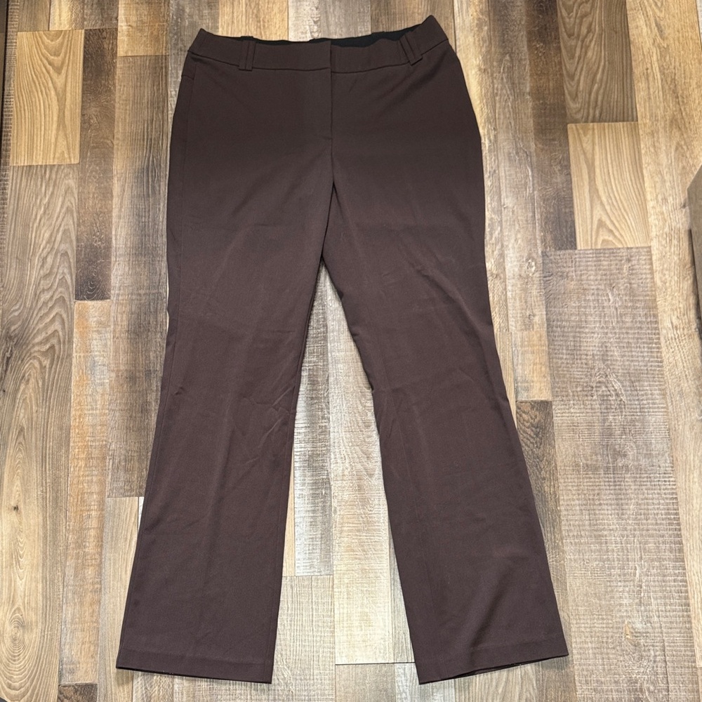 Maurices Chocolate Brown Boot Cut Pants Tall